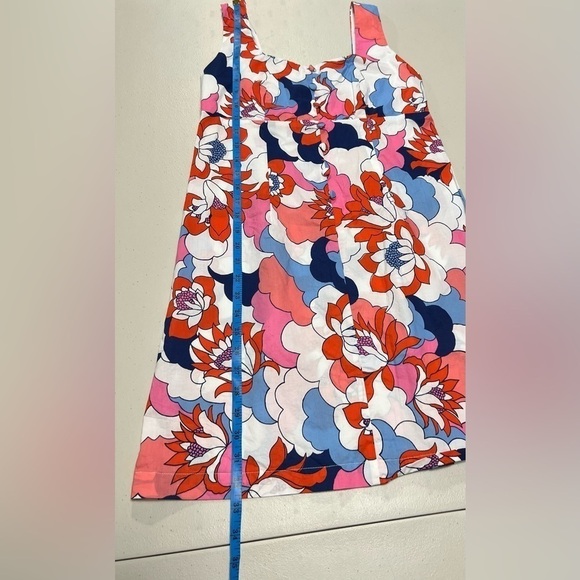 Modcloth x Barbie Retro Repercussions Babydoll Dress in Barbie Cloud Floral - Picture 9 of 10